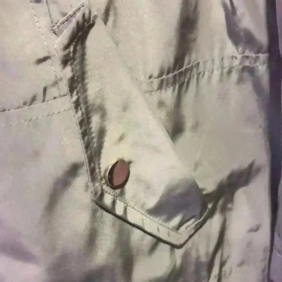 Charter Club Water Resistant hooded,zip/snap/front,elastic waist,pockets jacket - Picture 6 of 11